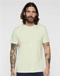 LAT 6901 Unisex Fine Jersey Tee - Honeydew - model front