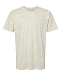 LAT 6901 Unisex Fine Jersey Tee - Natural Leopard - front