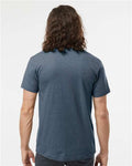 LAT 6901 Unisex Fine Jersey Tee - Vintage Denim - model back