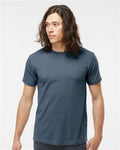 LAT 6901 Unisex Fine Jersey Tee - Vintage Denim - model front