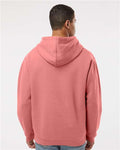 LAT 6926 Unisex Elevated Fleece Hoodie Sweatshirt - Mauvelous - model back