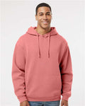 LAT 6926 Unisex Elevated Fleece Hoodie Sweatshirt - Mauvelous - model front