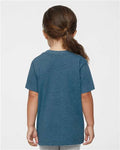 Rabbit Skins 3321 Toddler Fine Jersey Tee - Bermuda Blackout - model back