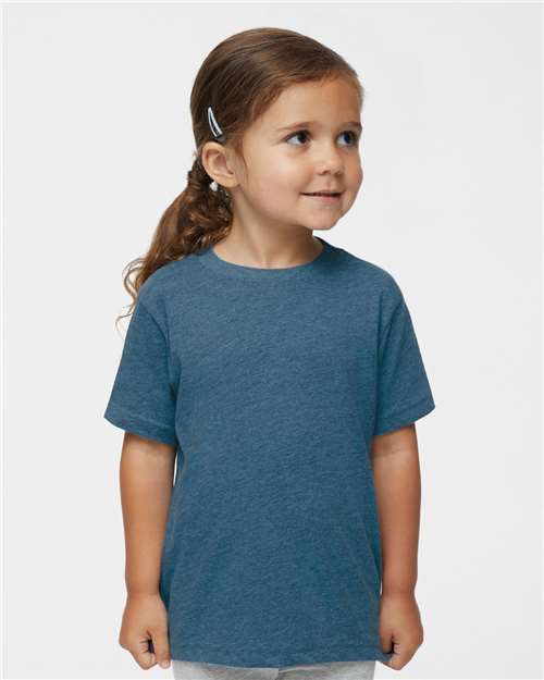 Rabbit Skins 3321 Toddler Fine Jersey Tee - Bermuda Blackout - model front