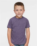 Rabbit Skins 3321 Toddler Fine Jersey Tee - Wisteria Blackout - model front