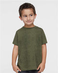 Rabbit Skins 3321 Toddler Fine Jersey Tee - Green Reptile - model front