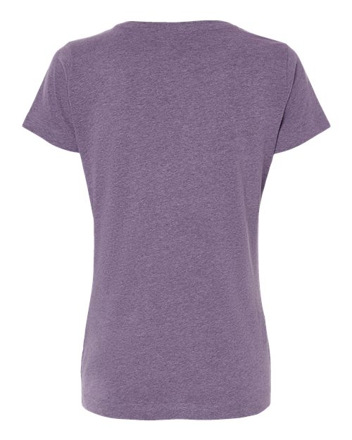 LAT 3516 Women's Fine Jersey Tee - Wisteria Blackout - back