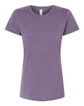 LAT 3516 Women's Fine Jersey Tee - Wisteria Blackout - front