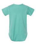 Rabbit Skins 4400 Infant Baby Rib Bodysuit - Saltwater - back