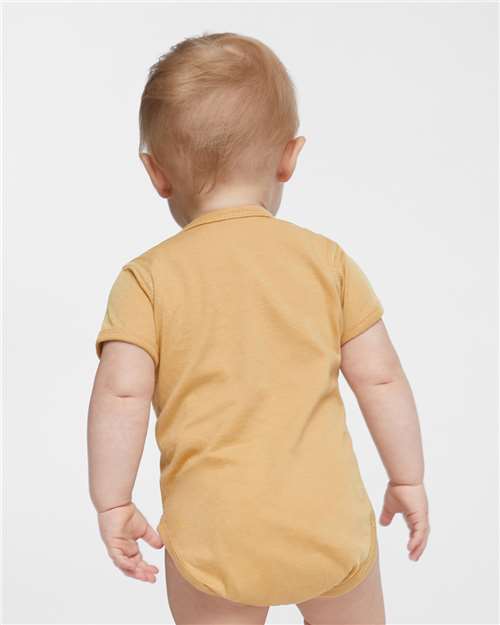 Rabbit Skins 4424 Infant Fine Jersey Bodysuit - Latte - model back