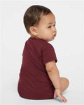 Rabbit Skins 4424 Infant Fine Jersey Bodysuit - Maroon - model back