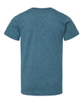 LAT 6101 Youth Fine Jersey Tee - Bermuda Blackout - back