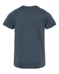 LAT 6101 Youth Fine Jersey Tee - Vintage Denim - back