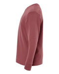 LAT 6201 Youth Fine Jersey Long Sleeve Tee - Rouge - side