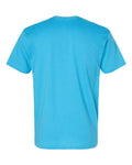 LAT 6901 Unisex Fine Jersey Tee - Aqua - back