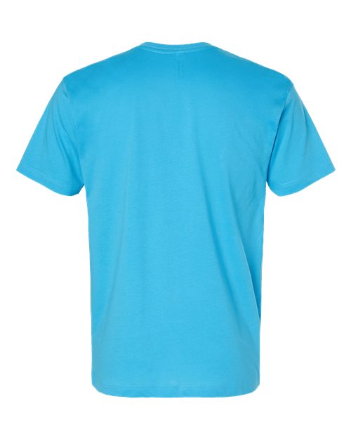 LAT 6901 Unisex Fine Jersey Tee - Aqua - back