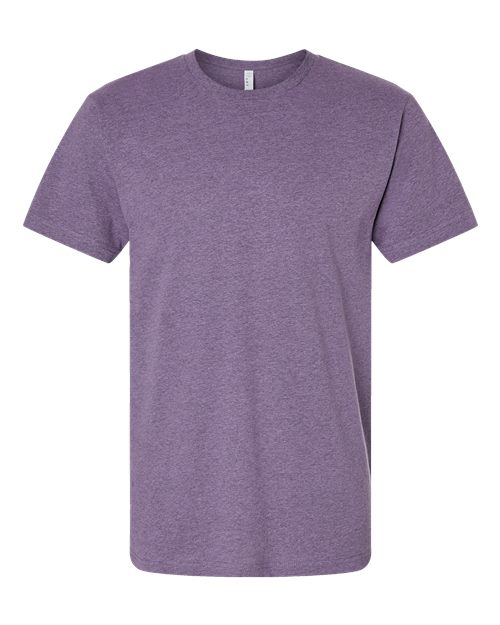 LAT 6901 Unisex Fine Jersey Tee - Wisteria Blackout - front