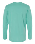 LAT 6918 Unisex Fine Jersey Long Sleeve Tee - Saltwater - back