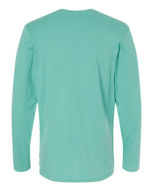 LAT 6918 Unisex Fine Jersey Long Sleeve Tee - Saltwater - back