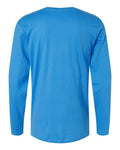 LAT 6918 Unisex Fine Jersey Long Sleeve Tee - Tradewind - back