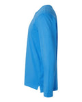 LAT 6918 Unisex Fine Jersey Long Sleeve Tee - Tradewind - side