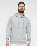 LAT 6926 Unisex Elevated Fleece Hoodie Sweatshirt - Heather - model front