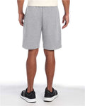 Jerzees 978MPR Unisex Nublend Fleece Shorts - Athletic Heather - model back