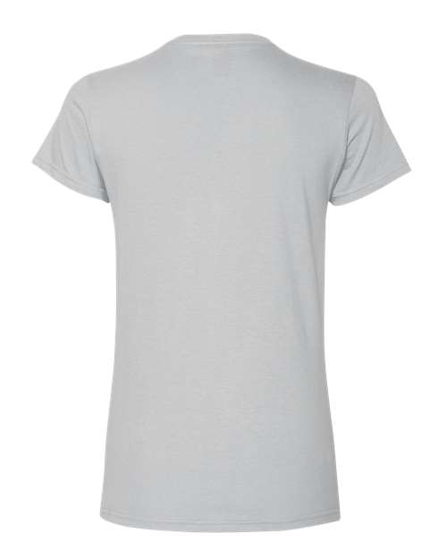 Gildan 880 Women's Softstyle Lightweight T-Shirt - Silver - back