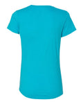 Gildan 6750L Women's Softstyle Triblend T-Shirt - Heather Caribbean Blue - back
