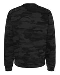 Independent Trading Co. SS3000 Midweight Crewneck Sweatshirt - Black Camo - back