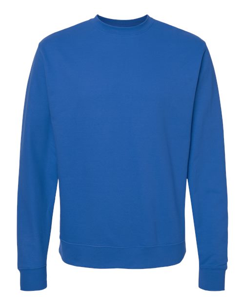 Independent Trading Co. SS3000 Midweight Crewneck Sweatshirt - Royal - flat front