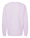 Independent Trading Co. SS3000 Midweight Crewneck Sweatshirt - Lavender - back
