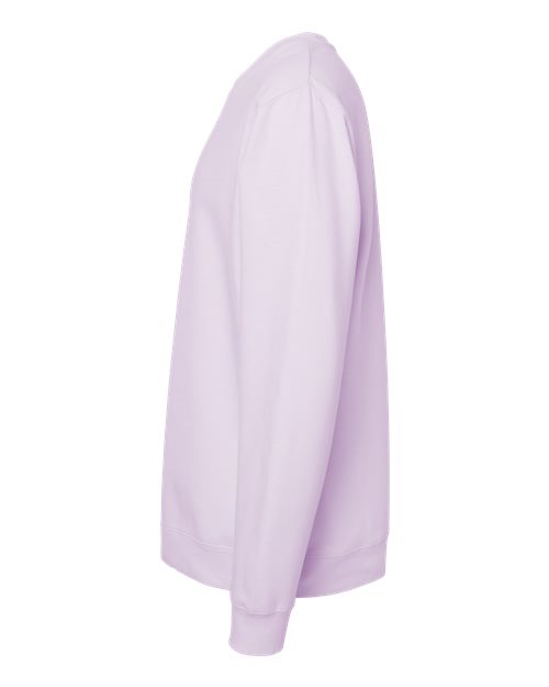 Independent Trading Co. SS3000 Midweight Crewneck Sweatshirt - Lavender - side