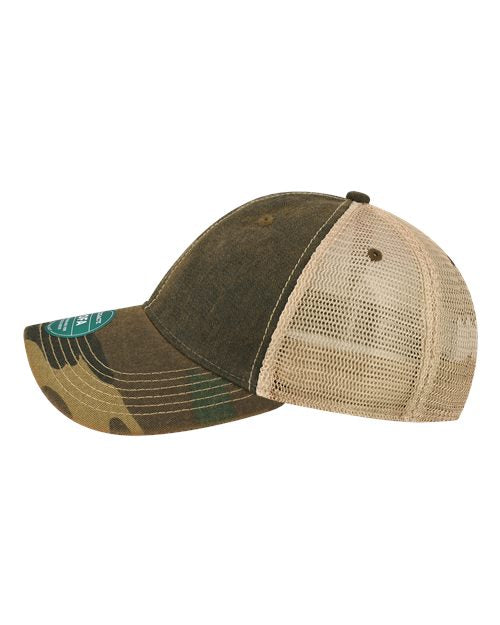 LEGACY OFA Old Favorite Trucker Cap - Black/ Army Camo/ Khaki - side