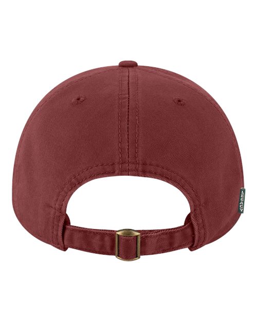 LEGACY EZA Relaxed Twill Dad Hat - Burgundy - back