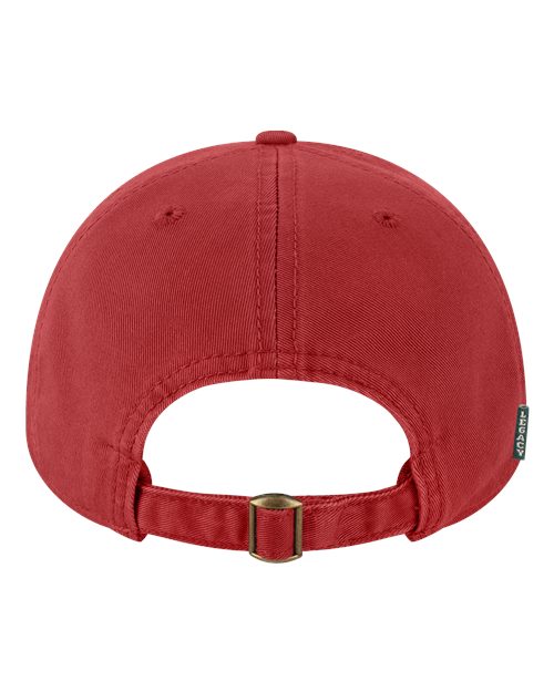 LEGACY EZA Relaxed Twill Dad Hat - Cardinal - back