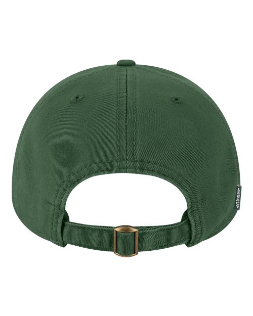 LEGACY EZA Relaxed Twill Dad Hat - Dark Green - back