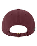 LEGACY EZA Relaxed Twill Dad Hat - Maroon - back