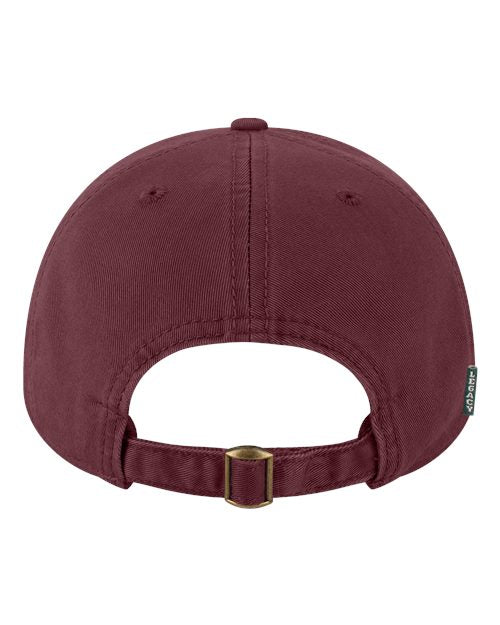 LEGACY EZA Relaxed Twill Dad Hat - Maroon - back