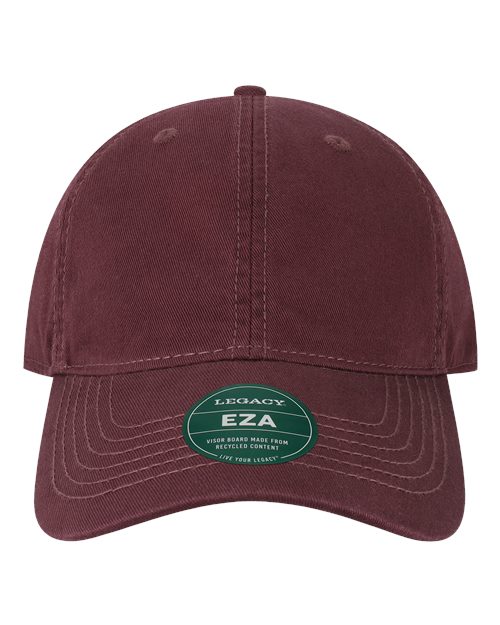 LEGACY EZA Relaxed Twill Dad Hat - Maroon - front