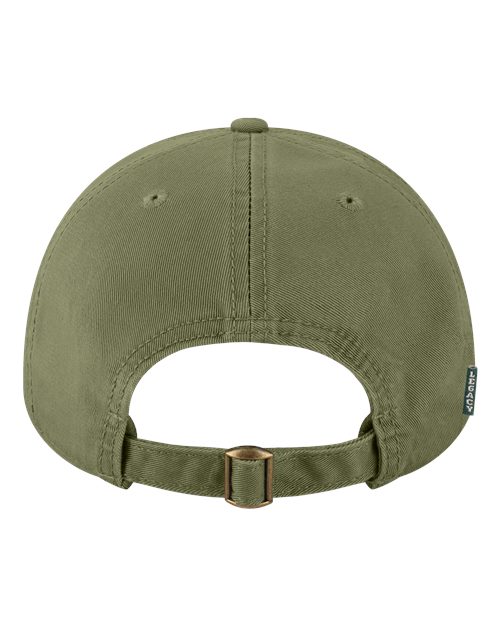 LEGACY EZA Relaxed Twill Dad Hat - Moss Green - back