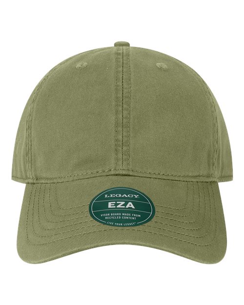 LEGACY EZA Relaxed Twill Dad Hat - Moss Green - front
