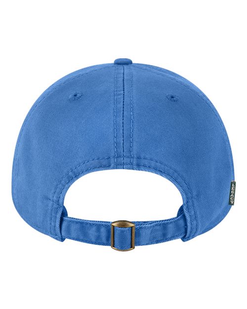 LEGACY EZA Relaxed Twill Dad Hat - Pacific Blue - back