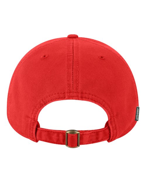 LEGACY EZA Relaxed Twill Dad Hat - Scarlet - back