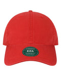 LEGACY EZA Relaxed Twill Dad Hat - Scarlet - front