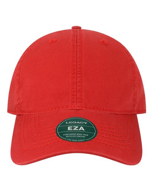 LEGACY EZA Relaxed Twill Dad Hat - Scarlet - front