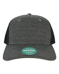 LEGACY ROADIE Five-Panel Adjustable Cap - Black/ Black - front