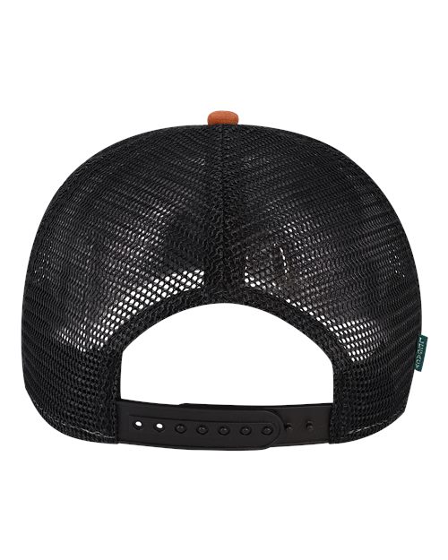 LEGACY ROADIE Five-Panel Adjustable Cap - Copper Slub/ Black - back