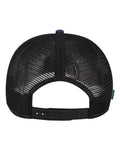 LEGACY ROADIE Five-Panel Adjustable Cap - Navy Slub/ Black - back
