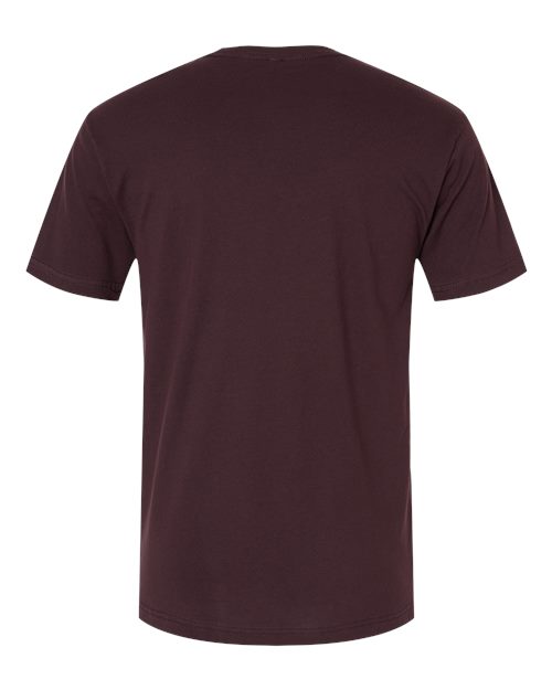 Next Level 3600 Unisex Cotton T-Shirt - Oxblood - back